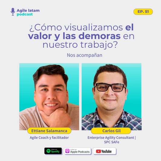 Agile Latam Capítulo 51: ¿Cómo visualizamos el valor y las demoras en nuestro trabajo? con Carlos Gil